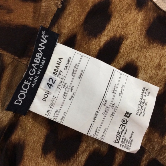 ❌SOLD❌Dolce & Gabbana Cream Stretchy Bodycon Dress - Picture 7 of 8